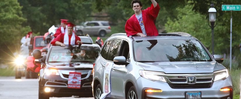 Fox Point High School Graduate Car Parade